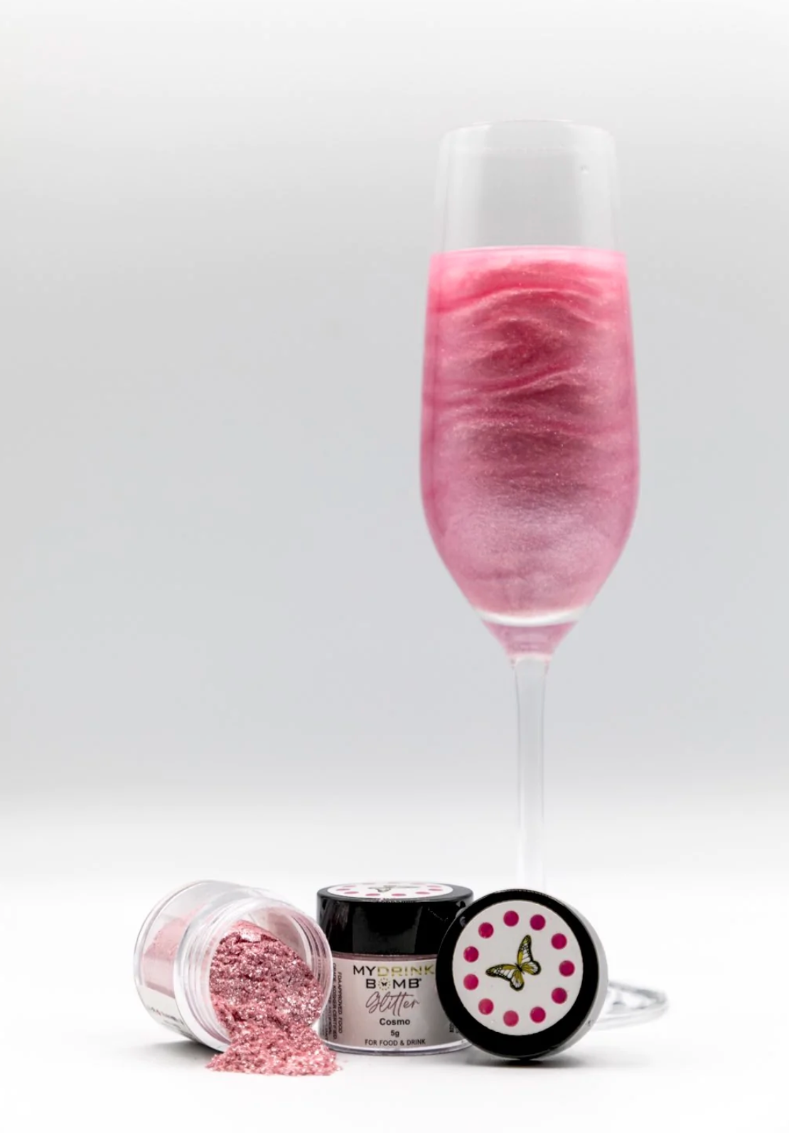 Drink Glitter Pink Mixologists Bartending